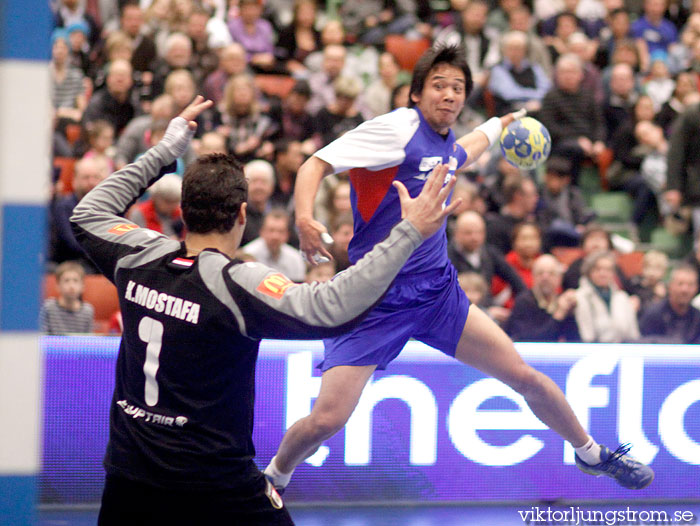 VM Presidents Cup Egypten-Japan 34-28,herr,Arena Skövde,Skövde,Sverige,Handboll,,2011,33967