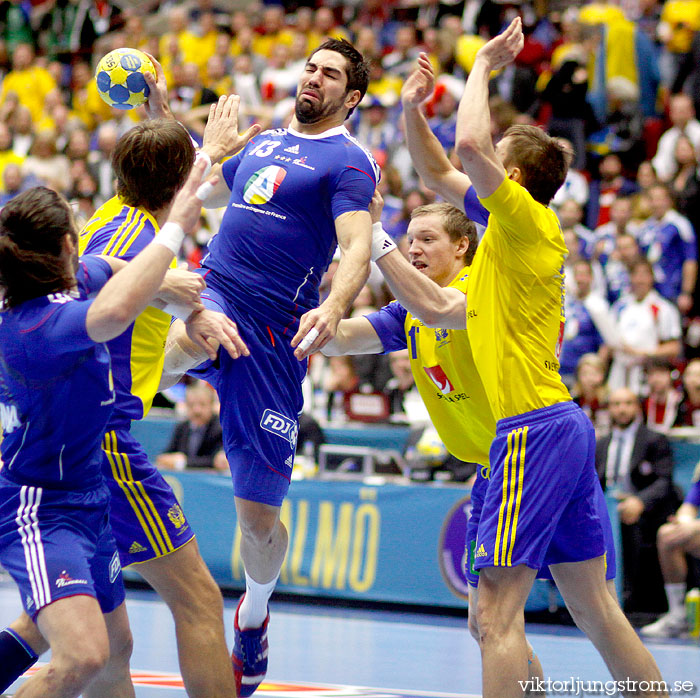 VM 1/2-final Frankrike-Sverige 29-26,herr,Malmö Arena,Malmö,Sverige,Handboll,,2011,34109