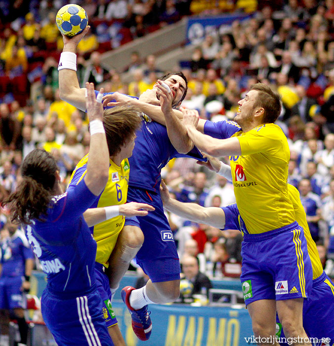VM 1/2-final Frankrike-Sverige 29-26,herr,Malmö Arena,Malmö,Sverige,Handboll,,2011,34110