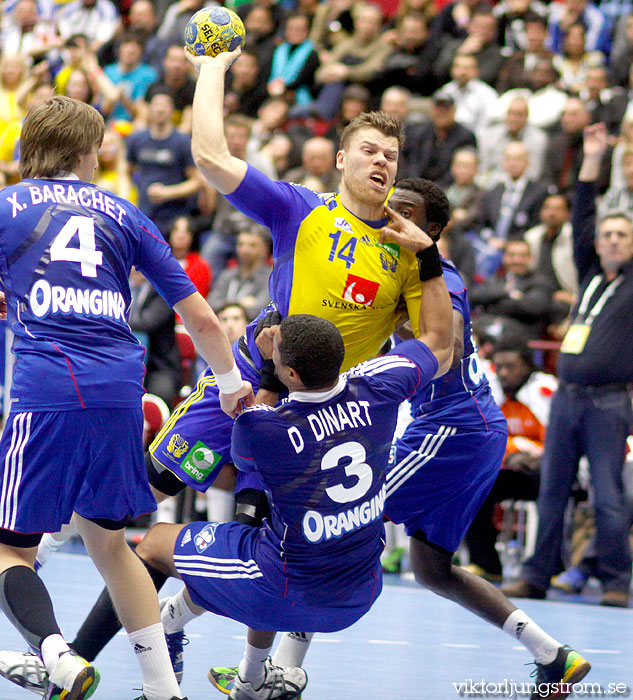VM 1/2-final Frankrike-Sverige 29-26,herr,Malmö Arena,Malmö,Sverige,Handboll,,2011,34231