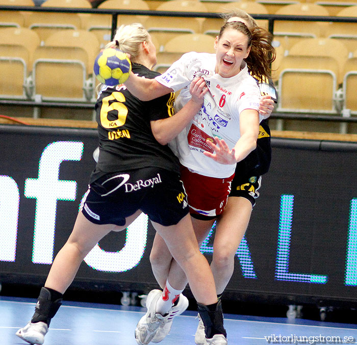 IK Sävehof-Skövde HF 1/2-final 1 27-26,dam,Partillebohallen,Partille,Sverige,Handboll,,2011,37131