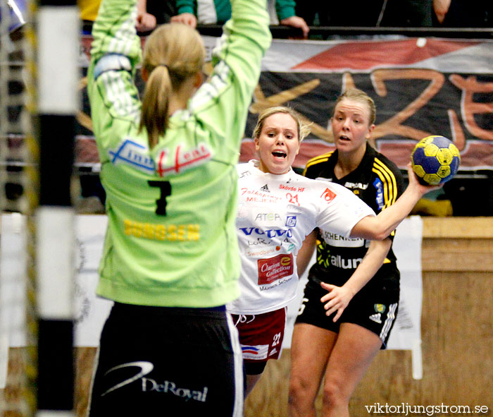 IK Sävehof-Skövde HF 1/2-final 1 27-26,dam,Partillebohallen,Partille,Sverige,Handboll,,2011,37176
