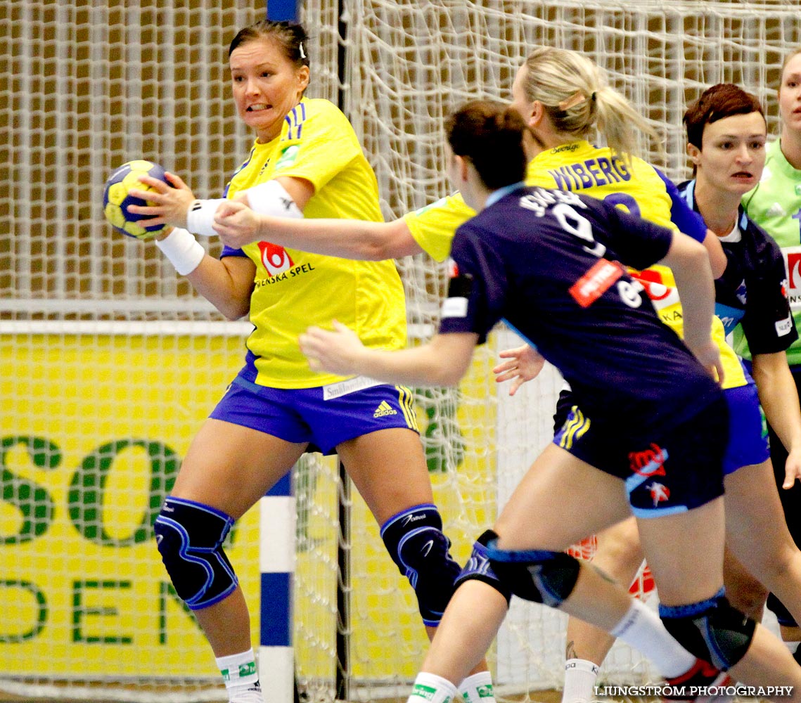 EM-KVAL Sverige-Slovenien 27-20,dam,Arena Skövde,Skövde,Sverige,Handboll,,2011,43932