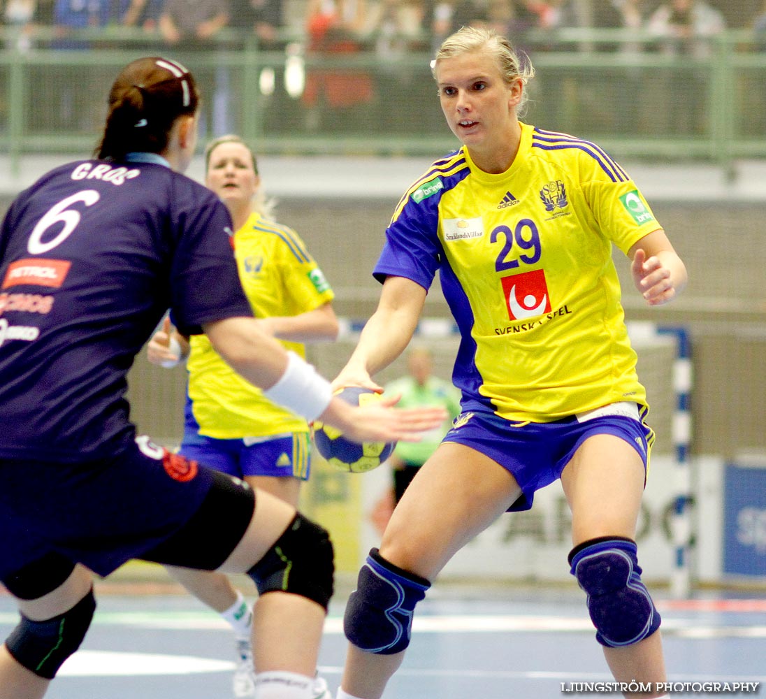 EM-KVAL Sverige-Slovenien 27-20,dam,Arena Skövde,Skövde,Sverige,Handboll,,2011,43934