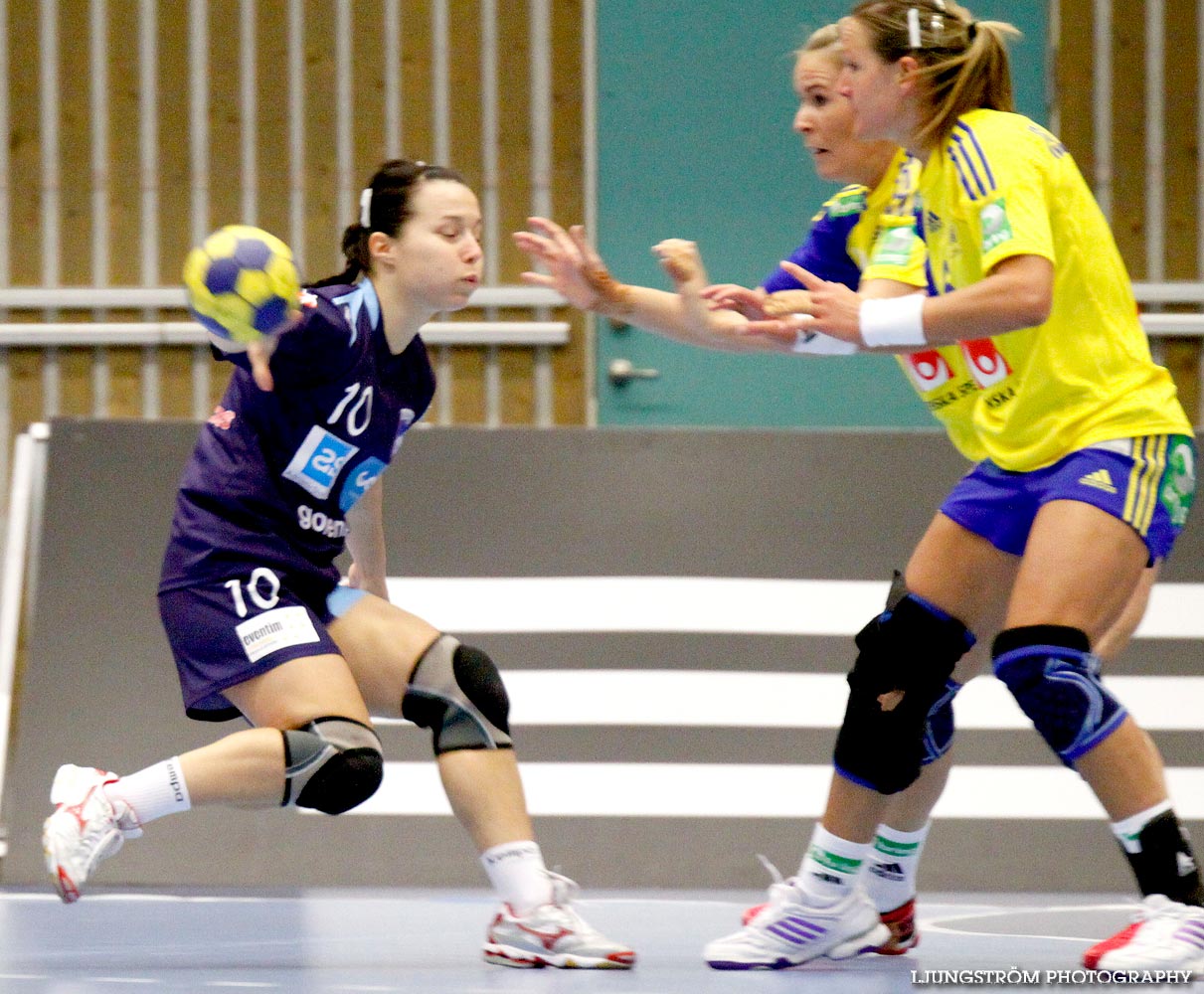 EM-KVAL Sverige-Slovenien 27-20,dam,Arena Skövde,Skövde,Sverige,Handboll,,2011,43942