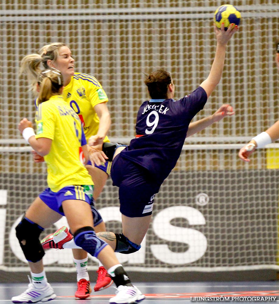 EM-KVAL Sverige-Slovenien 27-20,dam,Arena Skövde,Skövde,Sverige,Handboll,,2011,43943