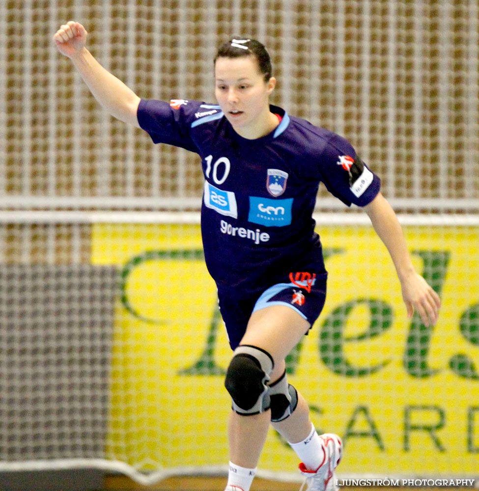 EM-KVAL Sverige-Slovenien 27-20,dam,Arena Skövde,Skövde,Sverige,Handboll,,2011,43946