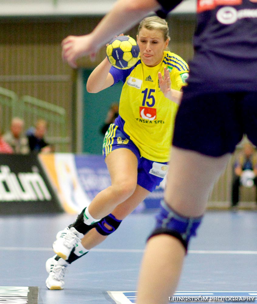 EM-KVAL Sverige-Slovenien 27-20,dam,Arena Skövde,Skövde,Sverige,Handboll,,2011,43947