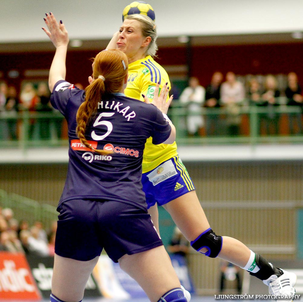 EM-KVAL Sverige-Slovenien 27-20,dam,Arena Skövde,Skövde,Sverige,Handboll,,2011,43948