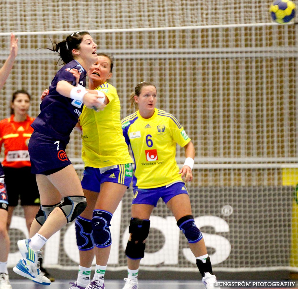 EM-KVAL Sverige-Slovenien 27-20,dam,Arena Skövde,Skövde,Sverige,Handboll,,2011,43953