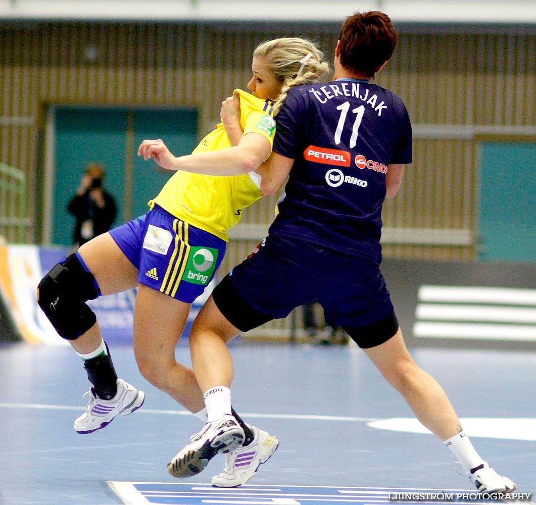 EM-KVAL Sverige-Slovenien 27-20,dam,Arena Skövde,Skövde,Sverige,Handboll,,2011,43956