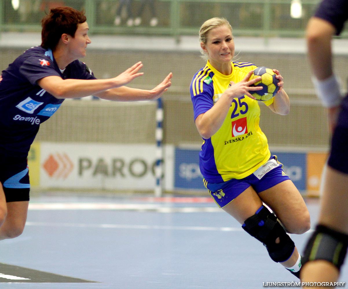 EM-KVAL Sverige-Slovenien 27-20,dam,Arena Skövde,Skövde,Sverige,Handboll,,2011,43958