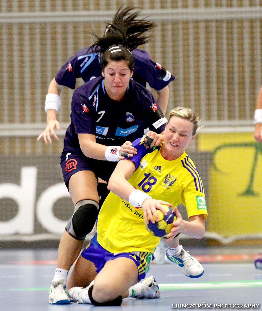 EM-KVAL Sverige-Slovenien 27-20,dam,Arena Skövde,Skövde,Sverige,Handboll,,2011,43960