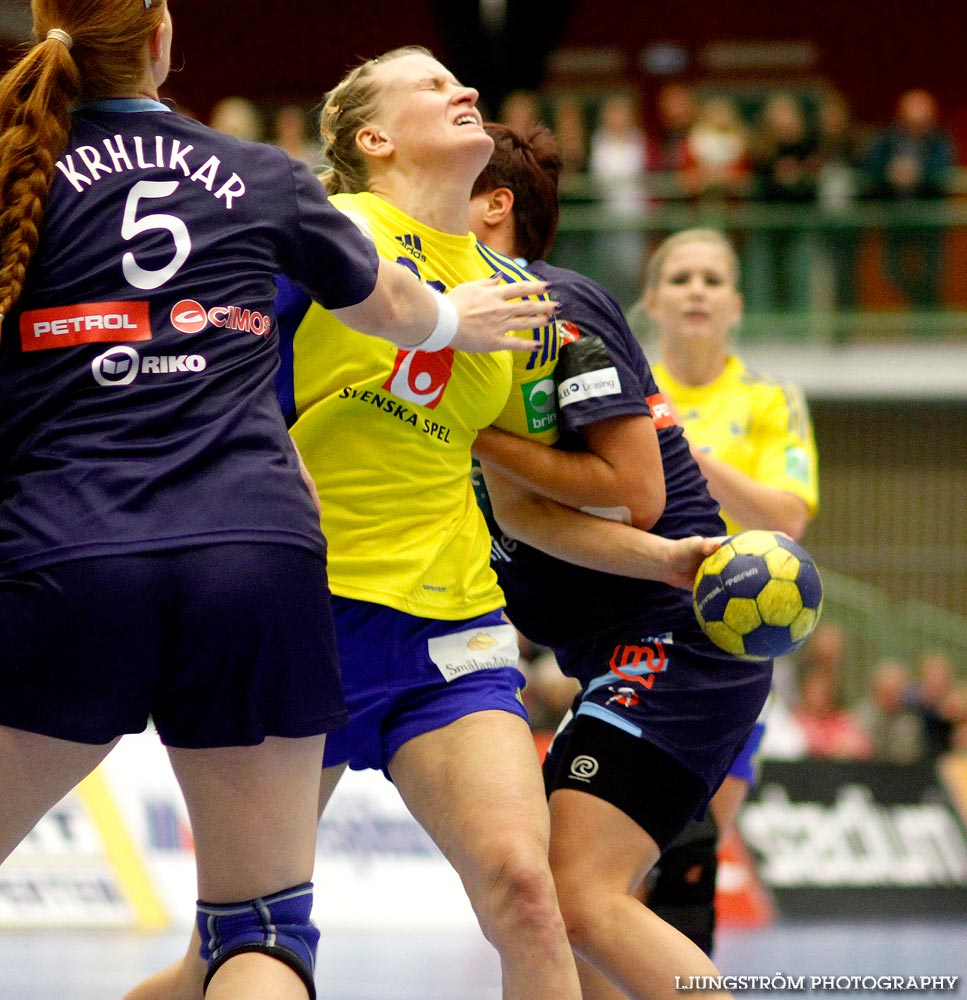 EM-KVAL Sverige-Slovenien 27-20,dam,Arena Skövde,Skövde,Sverige,Handboll,,2011,43970