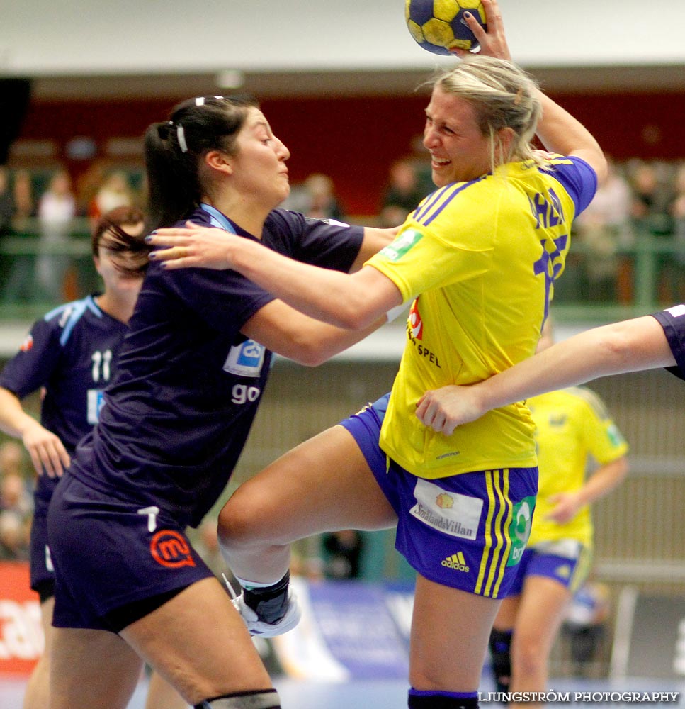 EM-KVAL Sverige-Slovenien 27-20,dam,Arena Skövde,Skövde,Sverige,Handboll,,2011,43972