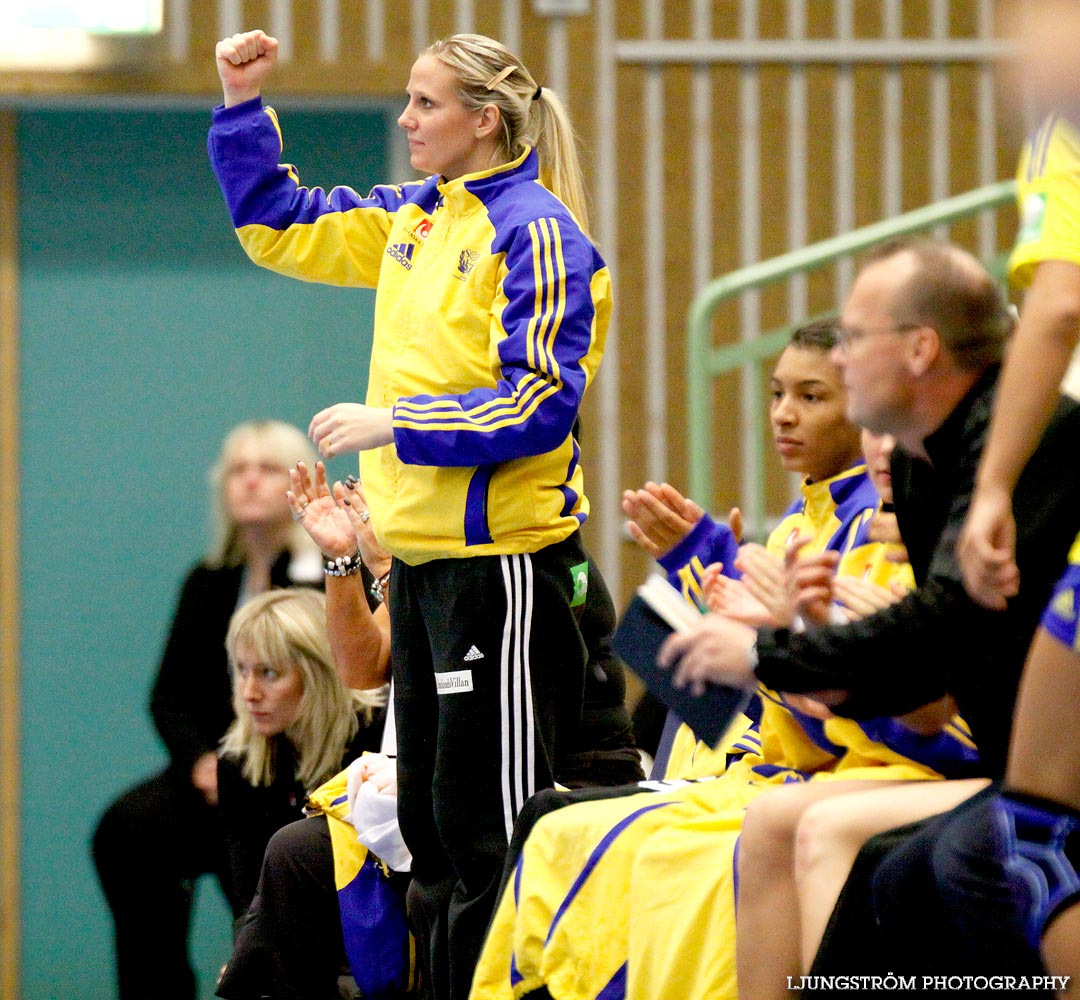 EM-KVAL Sverige-Slovenien 27-20,dam,Arena Skövde,Skövde,Sverige,Handboll,,2011,43976