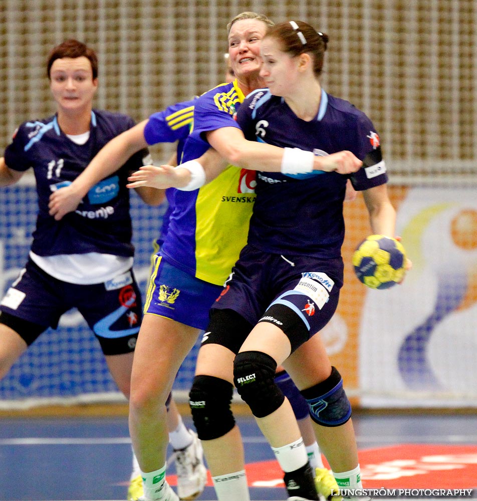 EM-KVAL Sverige-Slovenien 27-20,dam,Arena Skövde,Skövde,Sverige,Handboll,,2011,43977