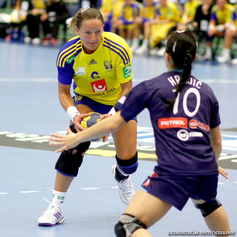 EM-KVAL Sverige-Slovenien 27-20,dam,Arena Skövde,Skövde,Sverige,Handboll,,2011,43979