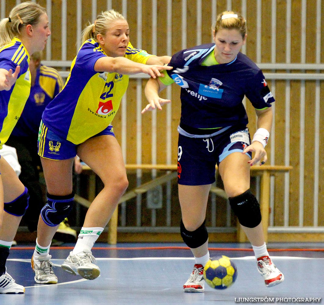 EM-KVAL Sverige-Slovenien 27-20,dam,Arena Skövde,Skövde,Sverige,Handboll,,2011,43990