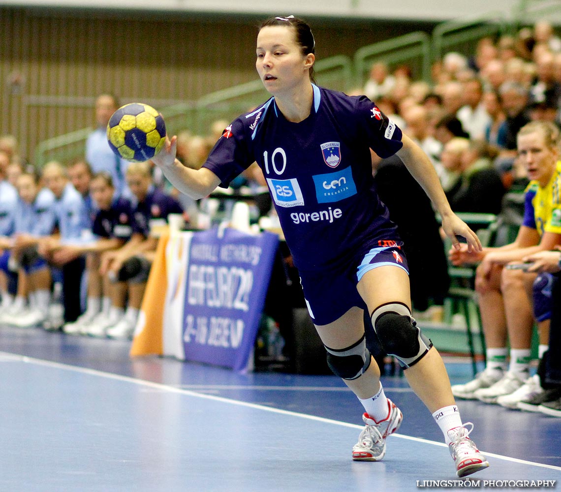 EM-KVAL Sverige-Slovenien 27-20,dam,Arena Skövde,Skövde,Sverige,Handboll,,2011,43996