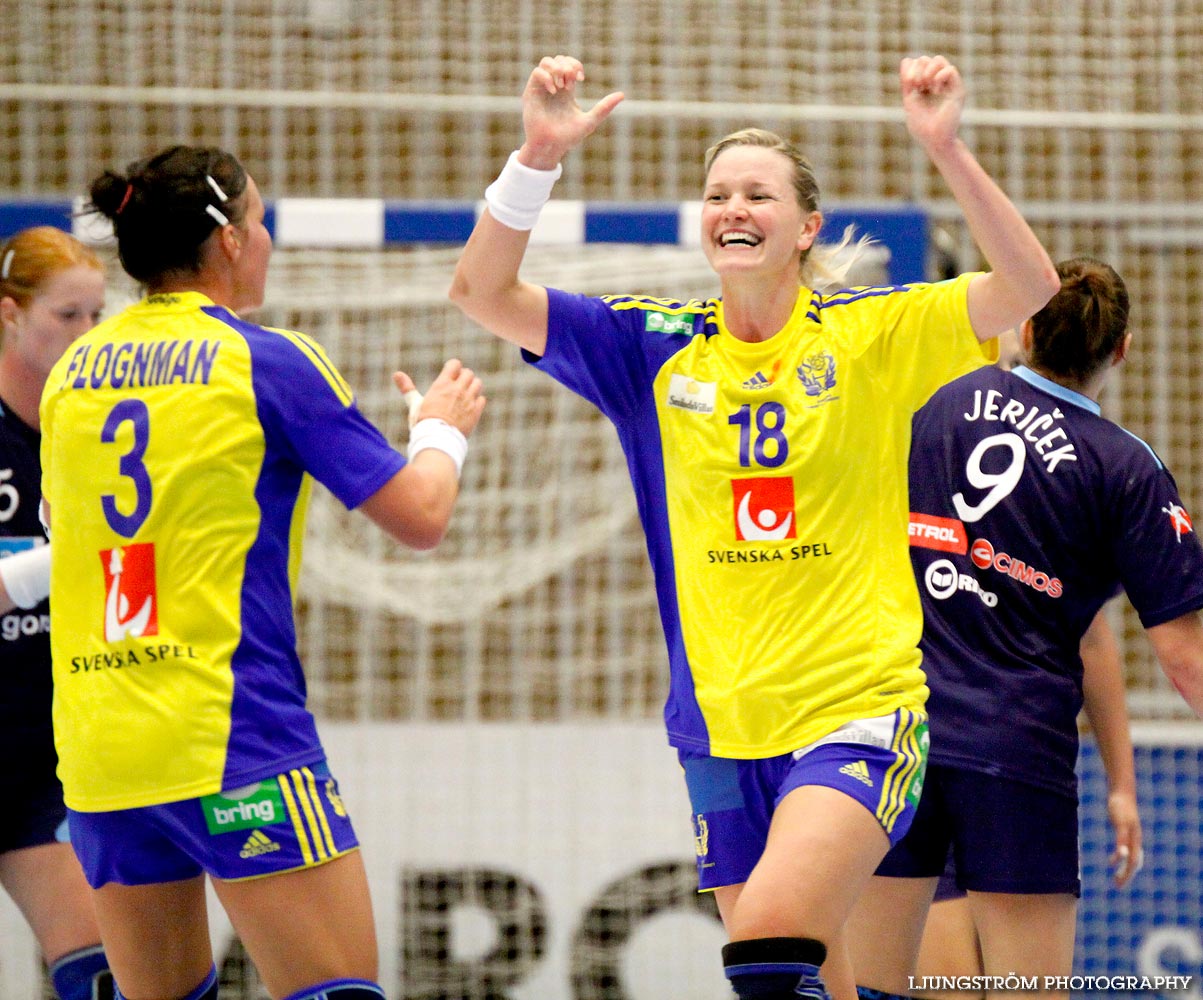 EM-KVAL Sverige-Slovenien 27-20,dam,Arena Skövde,Skövde,Sverige,Handboll,,2011,44020