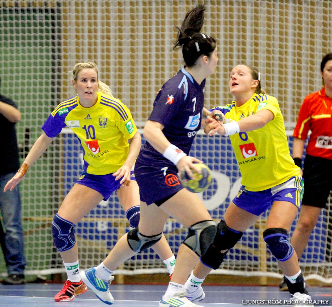 EM-KVAL Sverige-Slovenien 27-20,dam,Arena Skövde,Skövde,Sverige,Handboll,,2011,44025