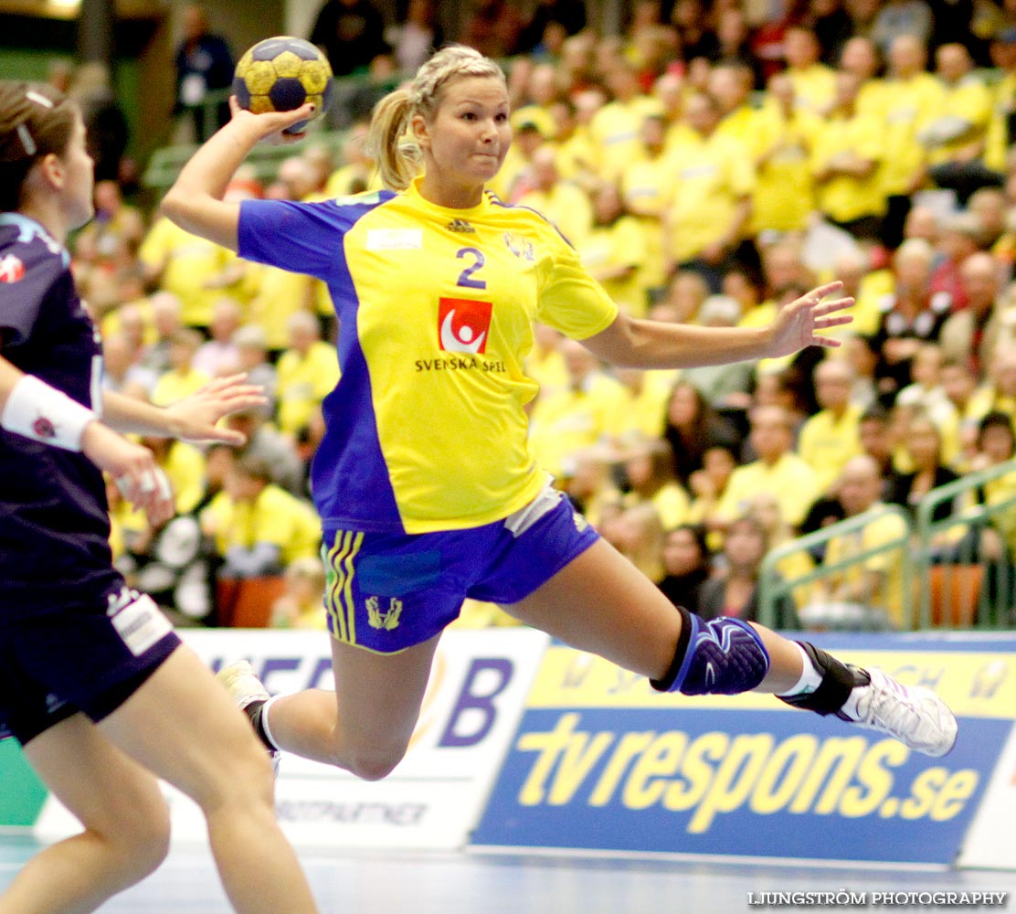 EM-KVAL Sverige-Slovenien 27-20,dam,Arena Skövde,Skövde,Sverige,Handboll,,2011,44030