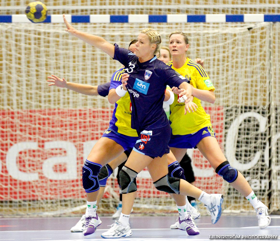 EM-KVAL Sverige-Slovenien 27-20,dam,Arena Skövde,Skövde,Sverige,Handboll,,2011,44038