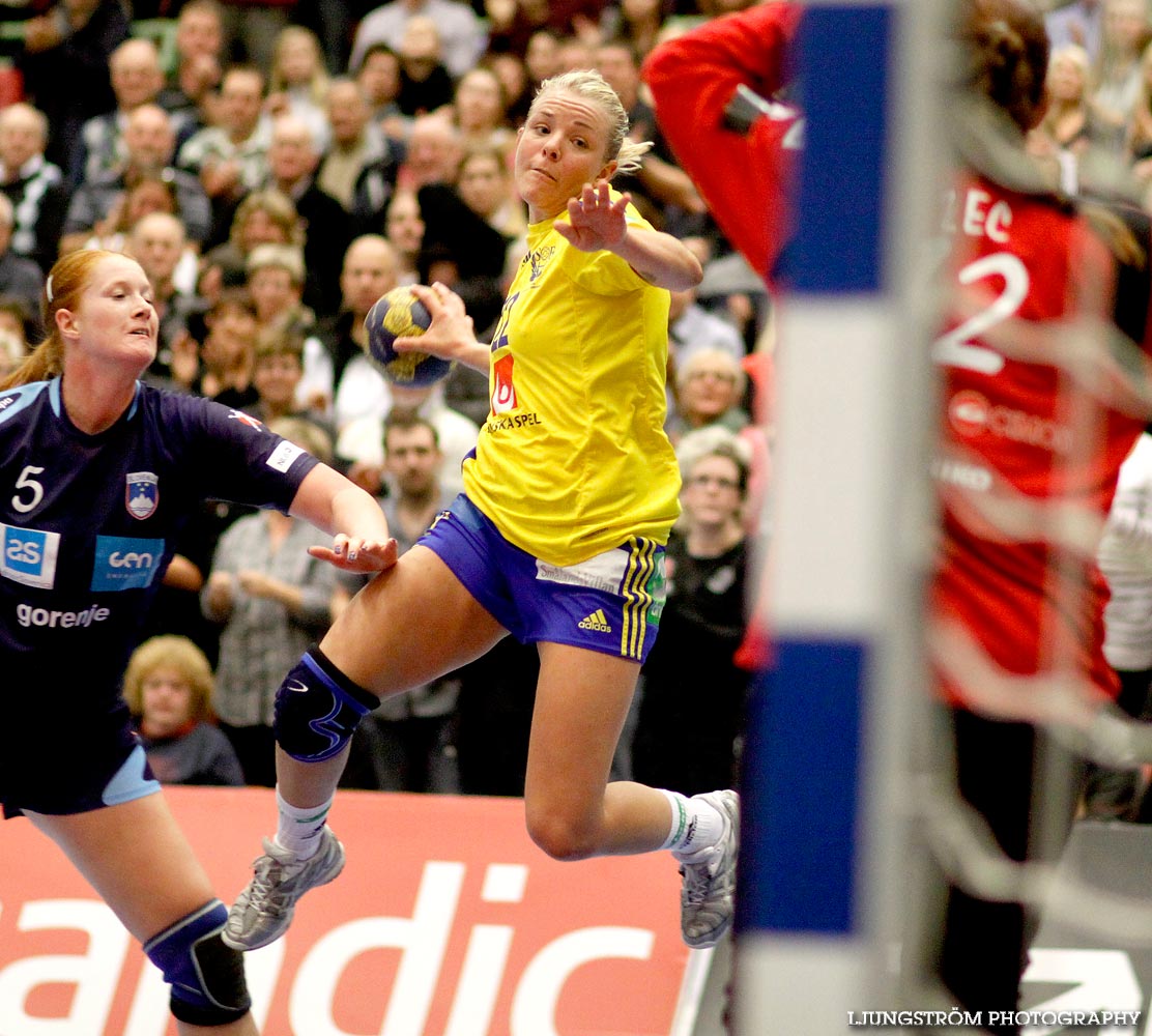 EM-KVAL Sverige-Slovenien 27-20,dam,Arena Skövde,Skövde,Sverige,Handboll,,2011,44041