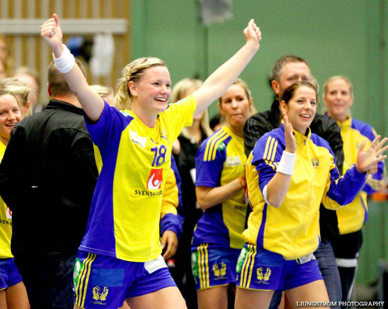 EM-KVAL Sverige-Slovenien 27-20,dam,Arena Skövde,Skövde,Sverige,Handboll,,2011,44046
