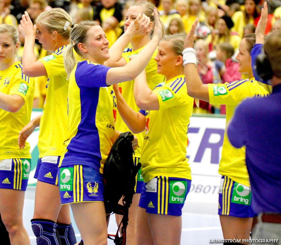 EM-KVAL Sverige-Slovenien 27-20,dam,Arena Skövde,Skövde,Sverige,Handboll,,2011,44052