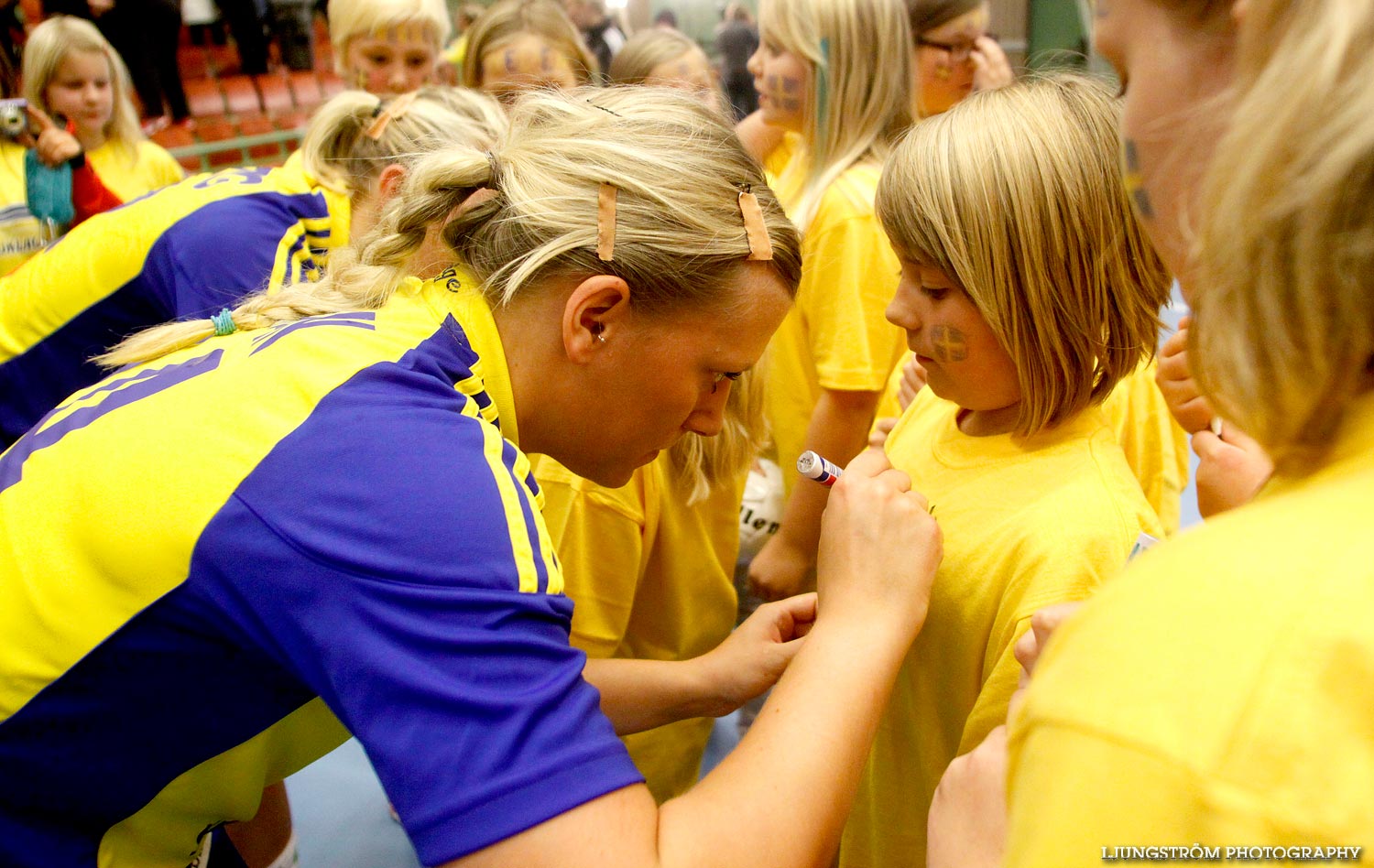 EM-KVAL Sverige-Slovenien 27-20,dam,Arena Skövde,Skövde,Sverige,Handboll,,2011,44057