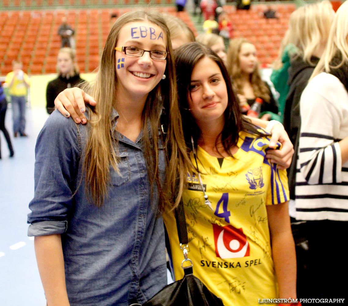 EM-KVAL Sverige-Slovenien 27-20,dam,Arena Skövde,Skövde,Sverige,Handboll,,2011,44063