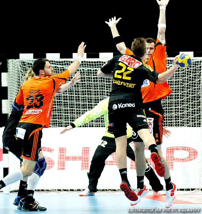 EHF Champions League IK Sävehof-Kadetten Schaffhausen 31-25,herr,Scandinavium,Göteborg,Sverige,Handboll,,2011,45145