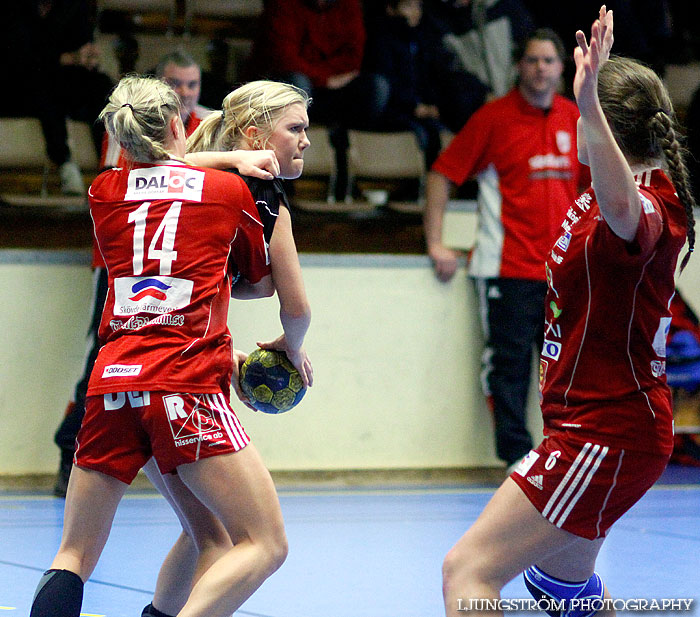 USM Steg 3 Damjuniorer Skövde HF-HK Lidköping 18-17,dam,Skövde Idrottshall,Skövde,Sverige,Ungdoms-SM,Handboll,2011,45420