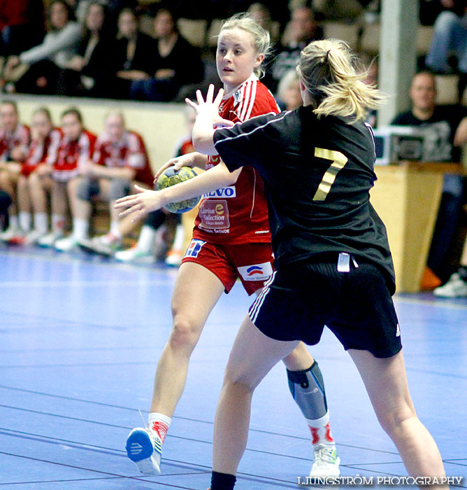 USM Steg 3 Damjuniorer Skövde HF-HK Lidköping 18-17,dam,Skövde Idrottshall,Skövde,Sverige,Ungdoms-SM,Handboll,2011,45435