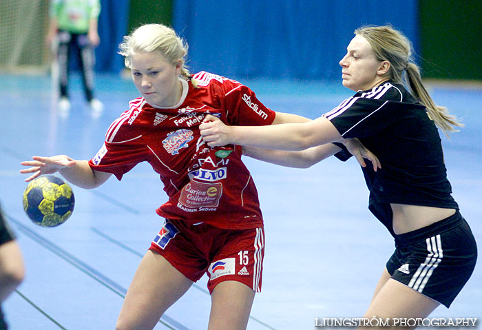 USM Steg 3 Damjuniorer Skövde HF-HK Lidköping 18-17,dam,Skövde Idrottshall,Skövde,Sverige,Ungdoms-SM,Handboll,2011,205544