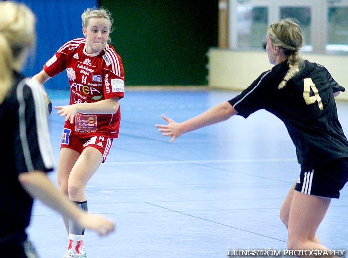 USM Steg 3 Damjuniorer Skövde HF-HK Lidköping 18-17,dam,Skövde Idrottshall,Skövde,Sverige,Ungdoms-SM,Handboll,2011,45438