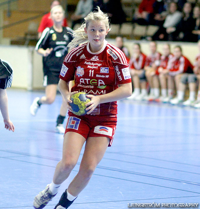 USM Steg 3 Damjuniorer Skövde HF-HK Lidköping 18-17,dam,Skövde Idrottshall,Skövde,Sverige,Ungdoms-SM,Handboll,2011,45439