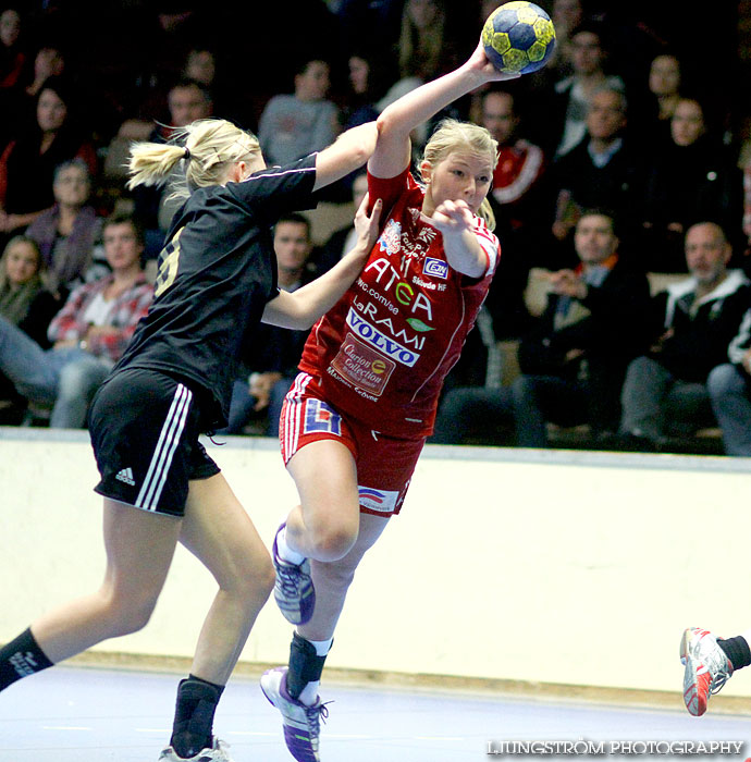 USM Steg 3 Damjuniorer Skövde HF-HK Lidköping 18-17,dam,Skövde Idrottshall,Skövde,Sverige,Ungdoms-SM,Handboll,2011,45441