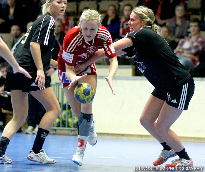 USM Steg 3 Damjuniorer Skövde HF-HK Lidköping 18-17,dam,Skövde Idrottshall,Skövde,Sverige,Ungdoms-SM,Handboll,2011,45447