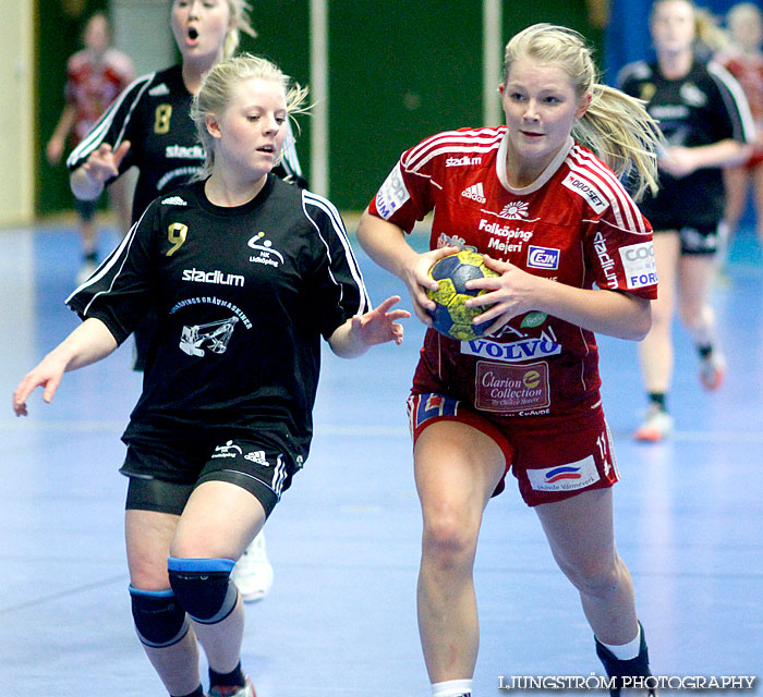 USM Steg 3 Damjuniorer Skövde HF-HK Lidköping 18-17,dam,Skövde Idrottshall,Skövde,Sverige,Ungdoms-SM,Handboll,2011,45455