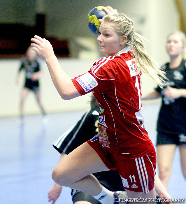 USM Steg 3 Damjuniorer Skövde HF-HK Lidköping 18-17,dam,Skövde Idrottshall,Skövde,Sverige,Ungdoms-SM,Handboll,2011,45456