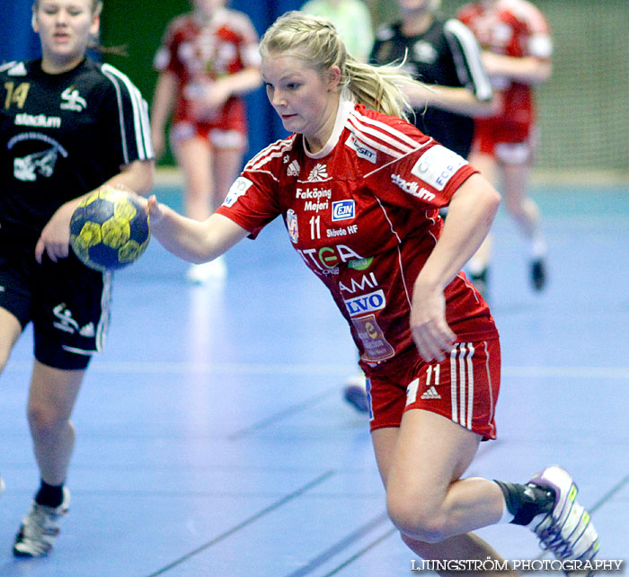 USM Steg 3 Damjuniorer Skövde HF-HK Lidköping 18-17,dam,Skövde Idrottshall,Skövde,Sverige,Ungdoms-SM,Handboll,2011,45459