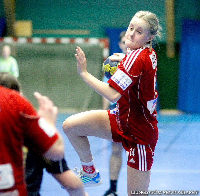 USM Steg 3 Damjuniorer Skövde HF-HK Lidköping 18-17,dam,Skövde Idrottshall,Skövde,Sverige,Ungdoms-SM,Handboll,2011,45463