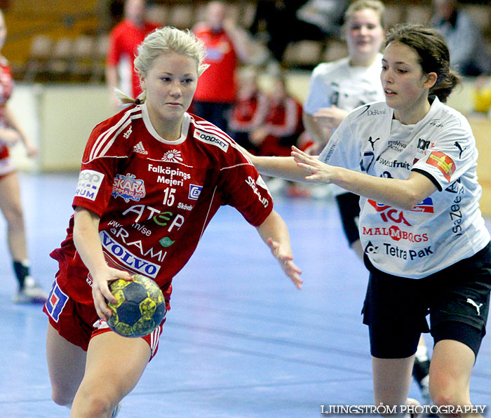 USM Steg 3 Damjuniorer Skövde HF-Lugi HF 32-19,dam,Skövde Idrottshall,Skövde,Sverige,Ungdoms-SM,Handboll,2011,45468