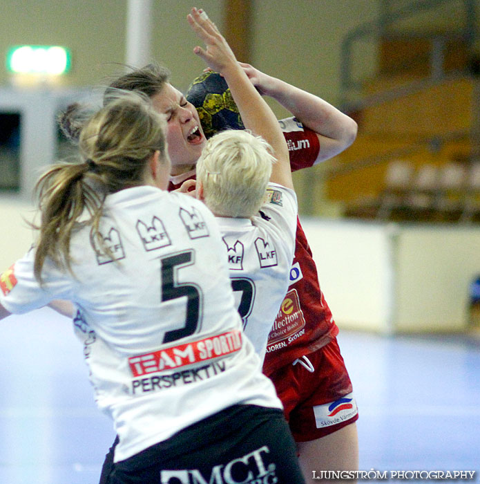 USM Steg 3 Damjuniorer Skövde HF-Lugi HF 32-19,dam,Skövde Idrottshall,Skövde,Sverige,Ungdoms-SM,Handboll,2011,45470