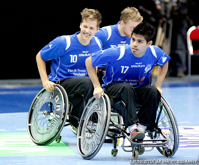 Uppvisning rullstolshandboll HK Malmö-H43 Wheelers,mix,Malmö Arena,Malmö,Sverige,Handboll,,2012,46376