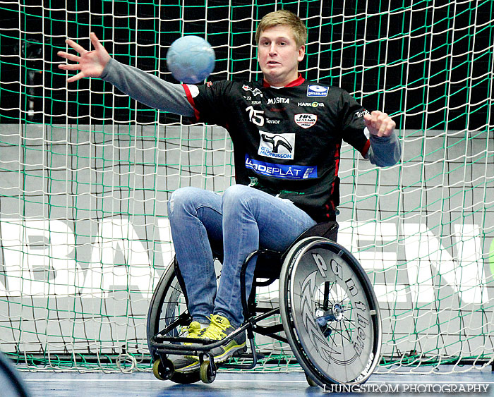 Uppvisning rullstolshandboll HK Malmö-H43 Wheelers,mix,Malmö Arena,Malmö,Sverige,Handboll,,2012,46390