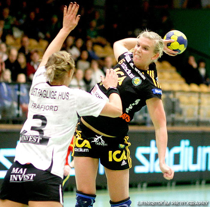 EHF Cupvinnarcupen 1/8-final IK Sävehof-Viborg HK 28-29,dam,Partillebohallen,Partille,Sverige,Handboll,,2012,47417